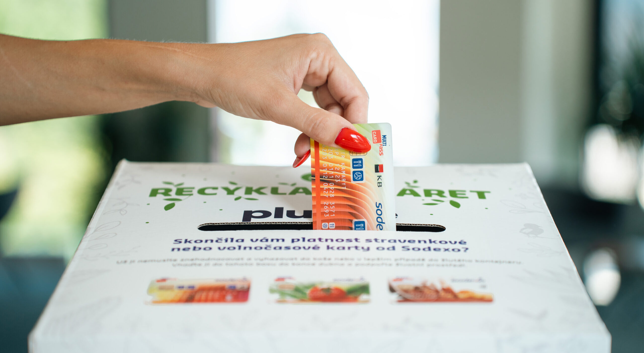 Díky recyklaci propadlých bankovních karet vyrostou další stromy