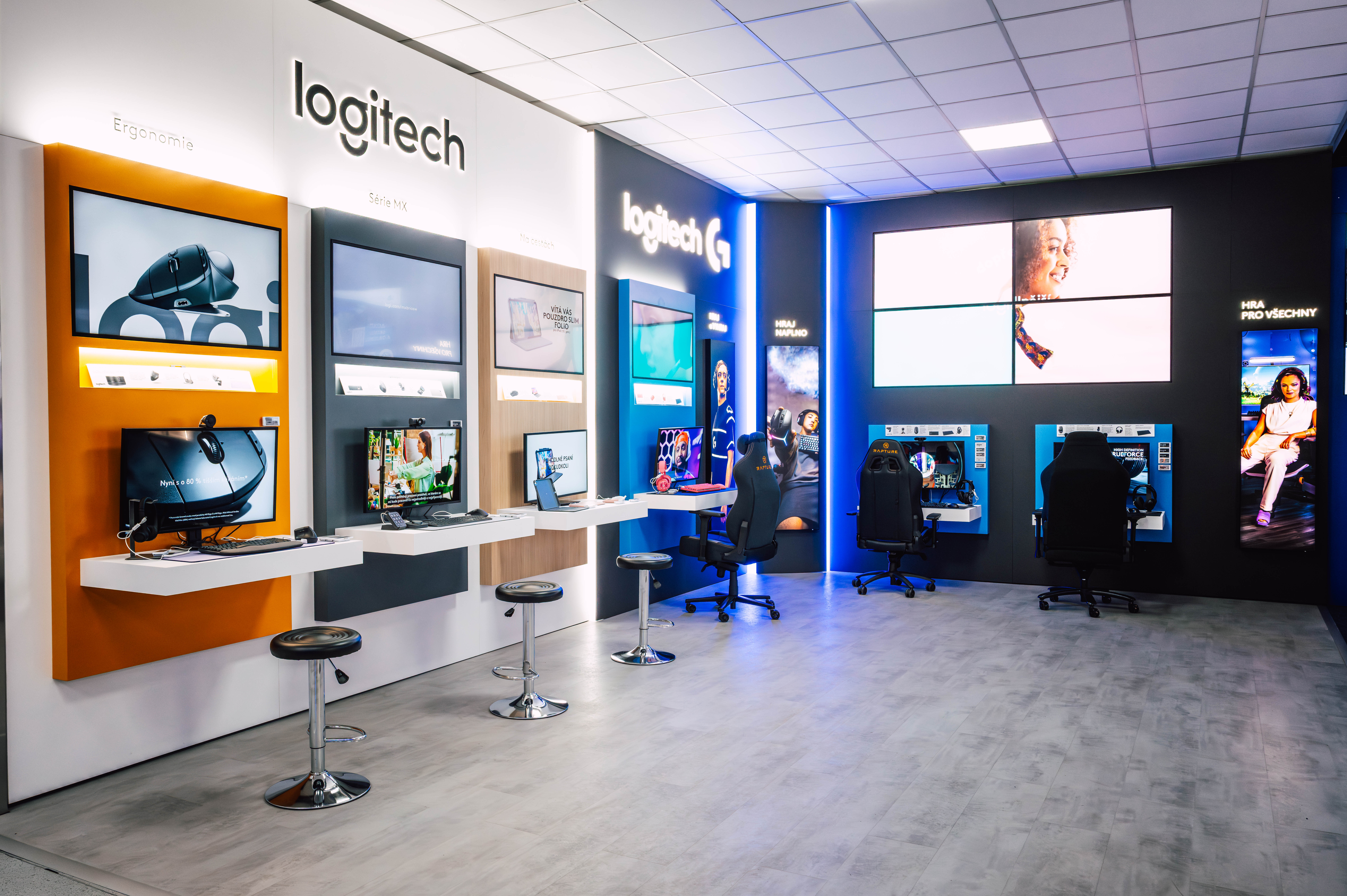 Logitech otevírá shop-in-shop prodejnu v showroomu Alzy Logitech otevírá shop-in-shop prodejnu v showroomu Alzy