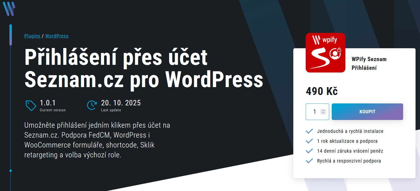 Jednoduché zprovoznění přihlášení přes Seznam s FedCM ve WordPressu Jednoduché zprovoznění přihlášení přes Seznam s FedCM ve WordPressu